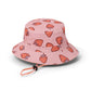 REVERSIBLE BUCKET HAT Strawberry Splash