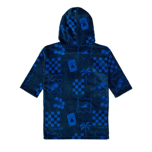 EVERYWHERE ZIP-UP TOWEL Navy