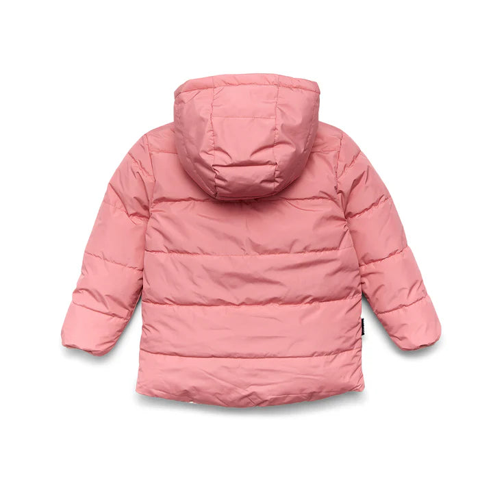 REVERSIBLE ECO-PUFFER Rose Gingham