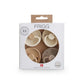 FRIGG Multi Pacifier 4 Pack Silicone | 6+mths | Crystal Sparkle
