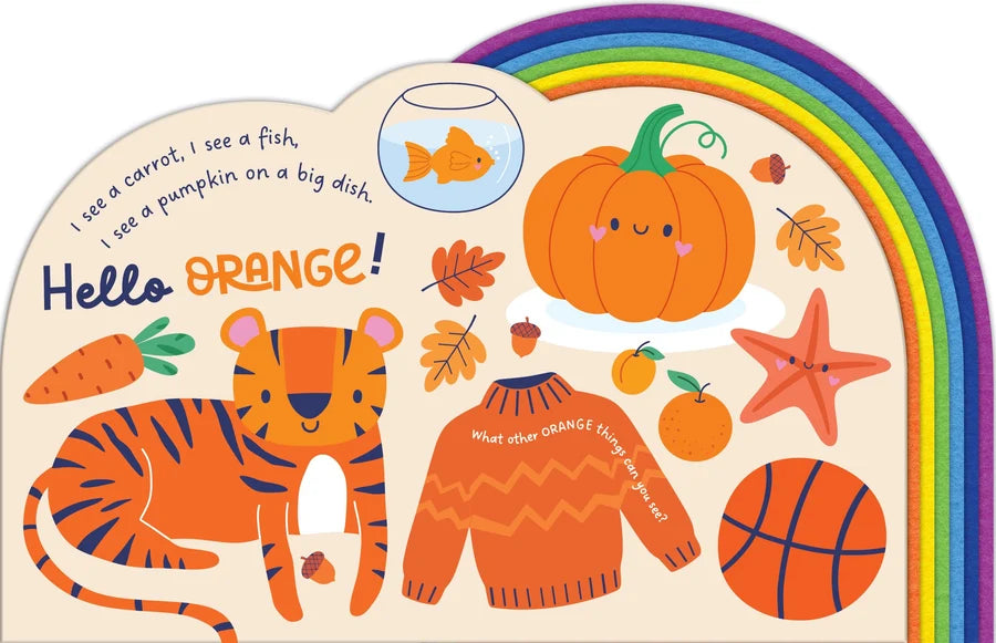 Chunky Felt Board Book - Hello Rainbow