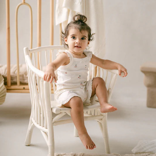 Cherry Ruffle Set