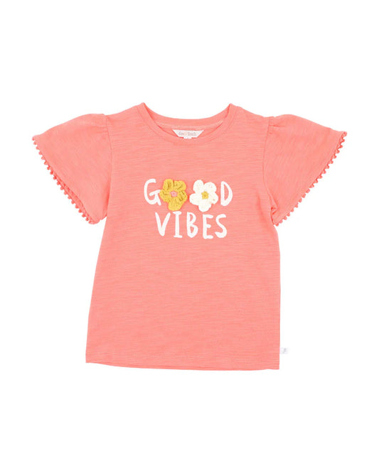 GROW WILD GOOD VIBES TEE 3-7 YRS