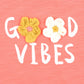 GROW WILD GOOD VIBES TEE 3-7 YRS
