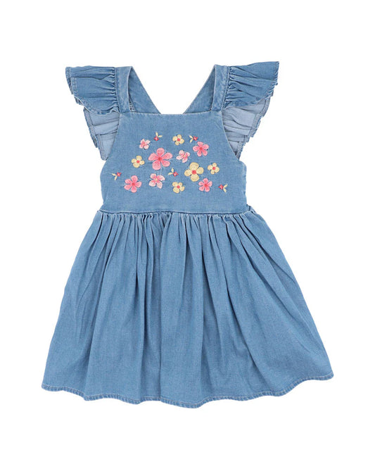 GROW WILD EMBROIDERED DRESS 3-7 YRS