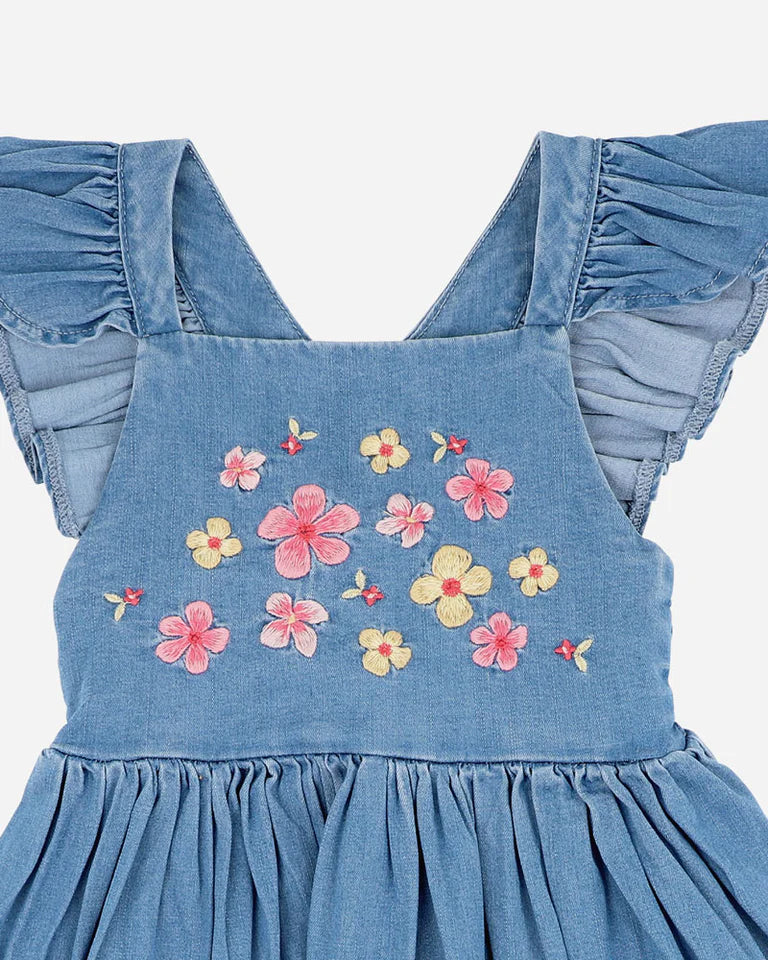 GROW WILD EMBROIDERED DRESS 3-7 YRS