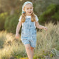 GROW WILD FLOWER APPLIQUE DENIM OVERALL 3-7 YRS
