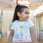 SUMMER VACAY HOLIDAY STAMP TEE 3-7 YRS