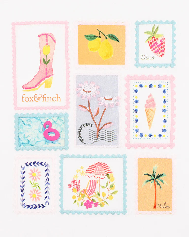 SUMMER VACAY HOLIDAY STAMP TEE 3-7 YRS