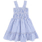 SUMMER VACAY BLUE STRIPE DRESS 3-7 YRS