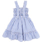 SUMMER VACAY BLUE STRIPE DRESS 3-7 YRS
