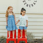 SUMMER VACAY BLUE STRIPE DRESS 3-7 YRS