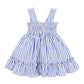 SUMMER VACAY BLUE STRIPE DRESS