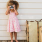 SUMMER VACAY EMBROIDERED DRESS 3-7 YRS