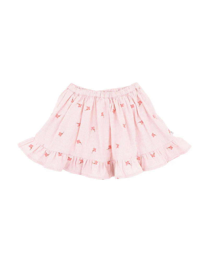 SONGBIRD EMBROIDERED SKIRT WITH INBUILT SHORTS