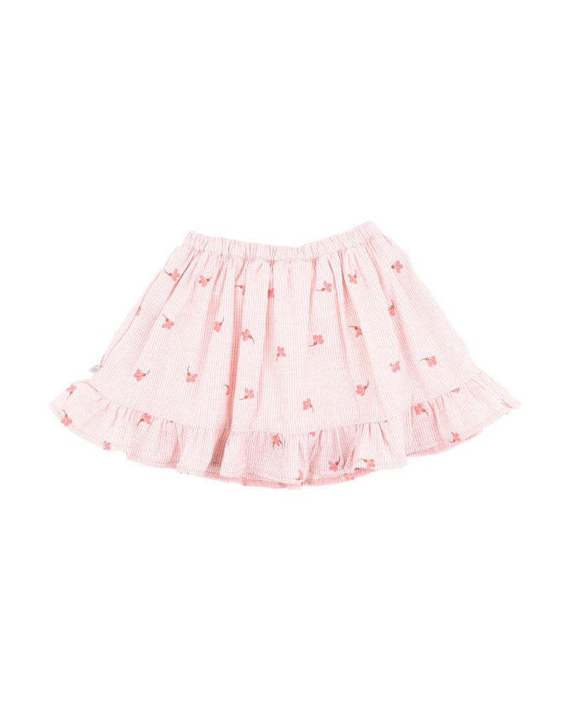 SONGBIRD EMBROIDERED SKIRT WITH INBUILT SHORTS