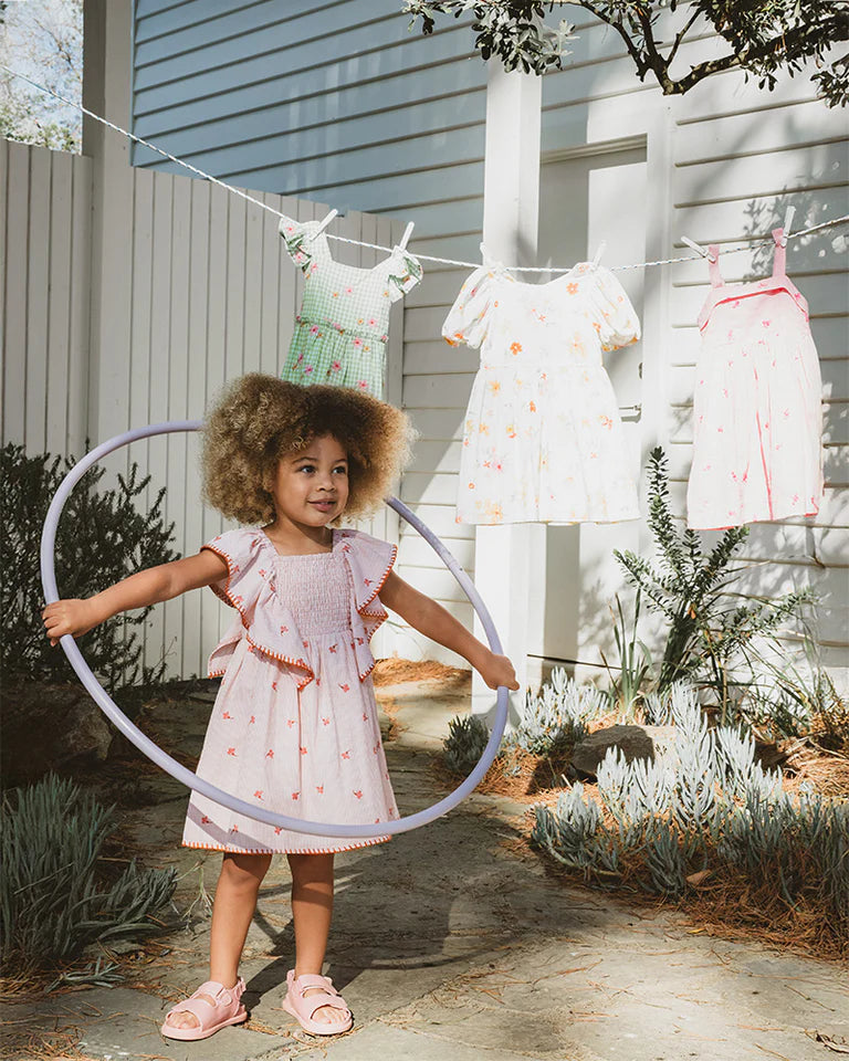 SONGBIRD EMBROIDERED DRESS 3-7YR