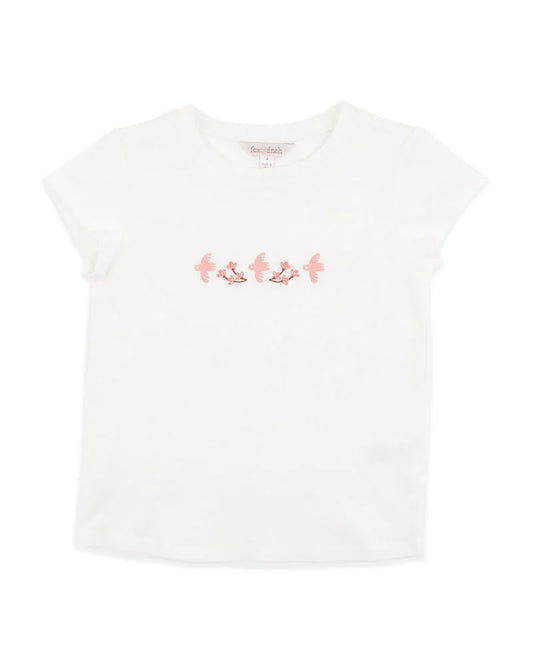 SONGBIRD EMBROIDERED TEE