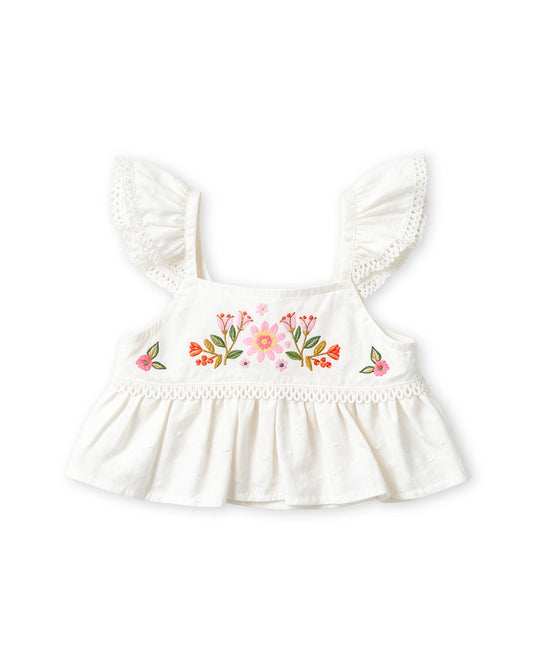 PARADISO EMBROIDERED TOP