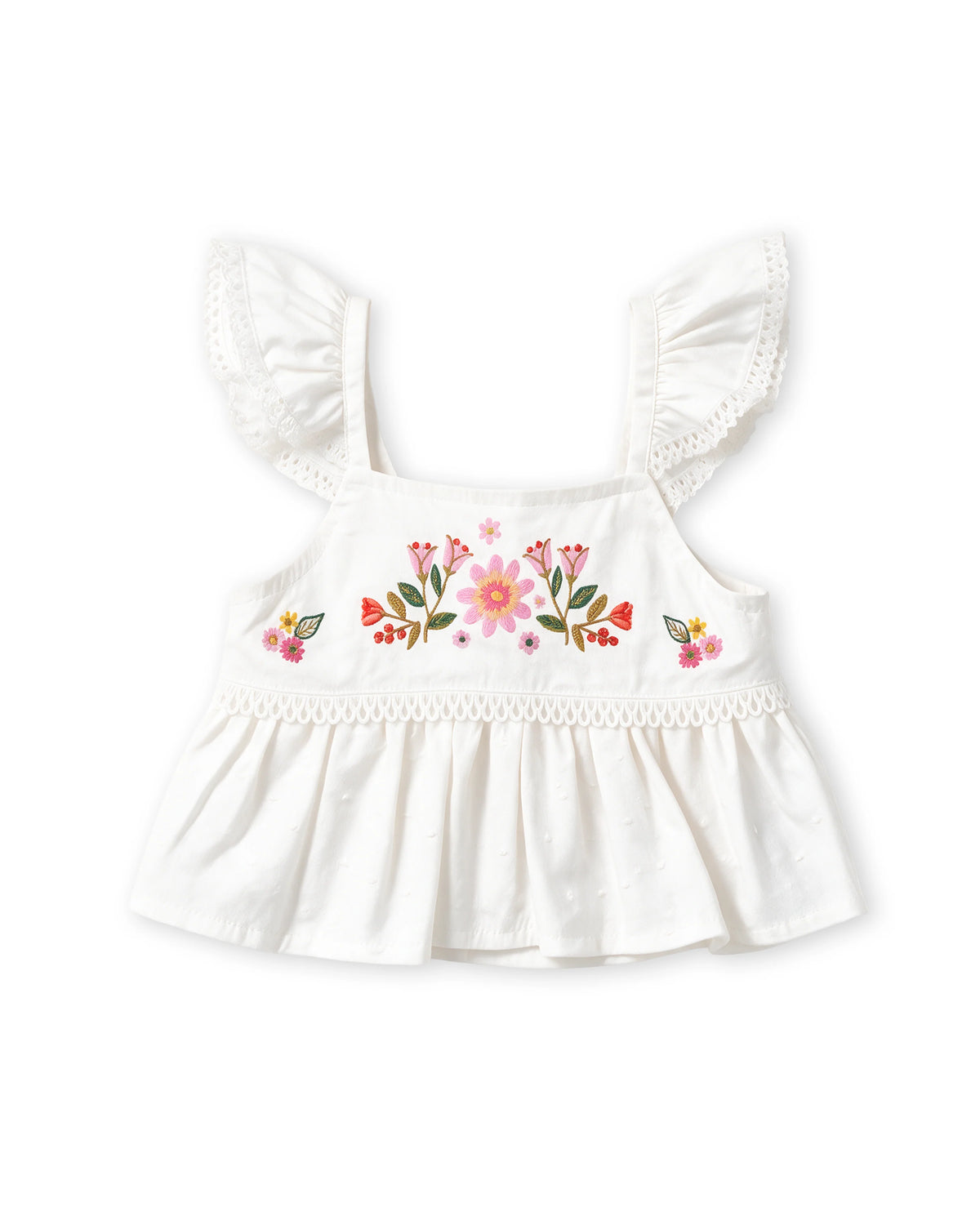 PARADISO EMBROIDERED TOP 3-7Y
