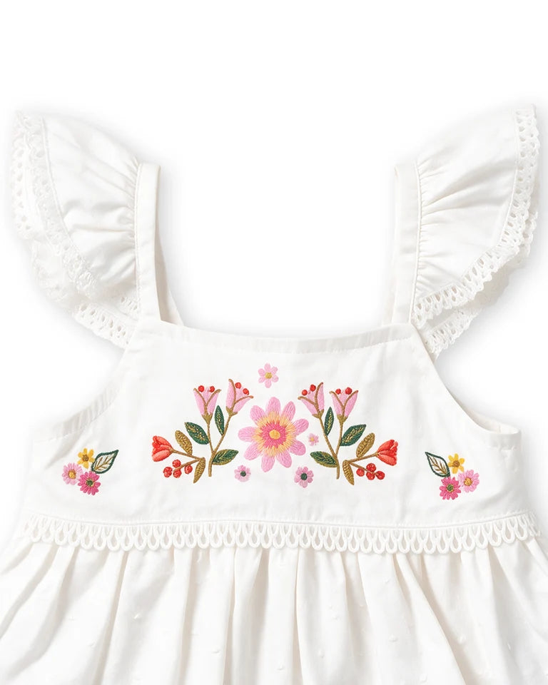 PARADISO EMBROIDERED TOP 3-7Y