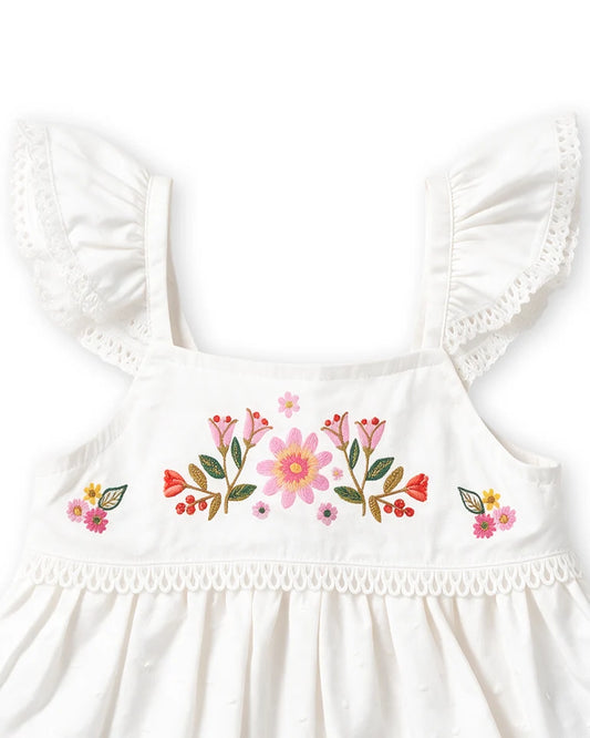 PARADISO EMBROIDERED TOP 3-7Y