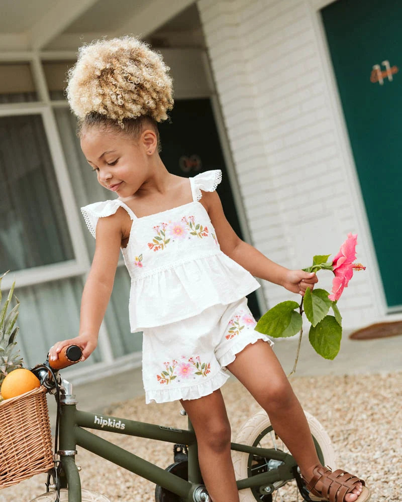 PARADISO EMBROIDERED TOP 3-7Y