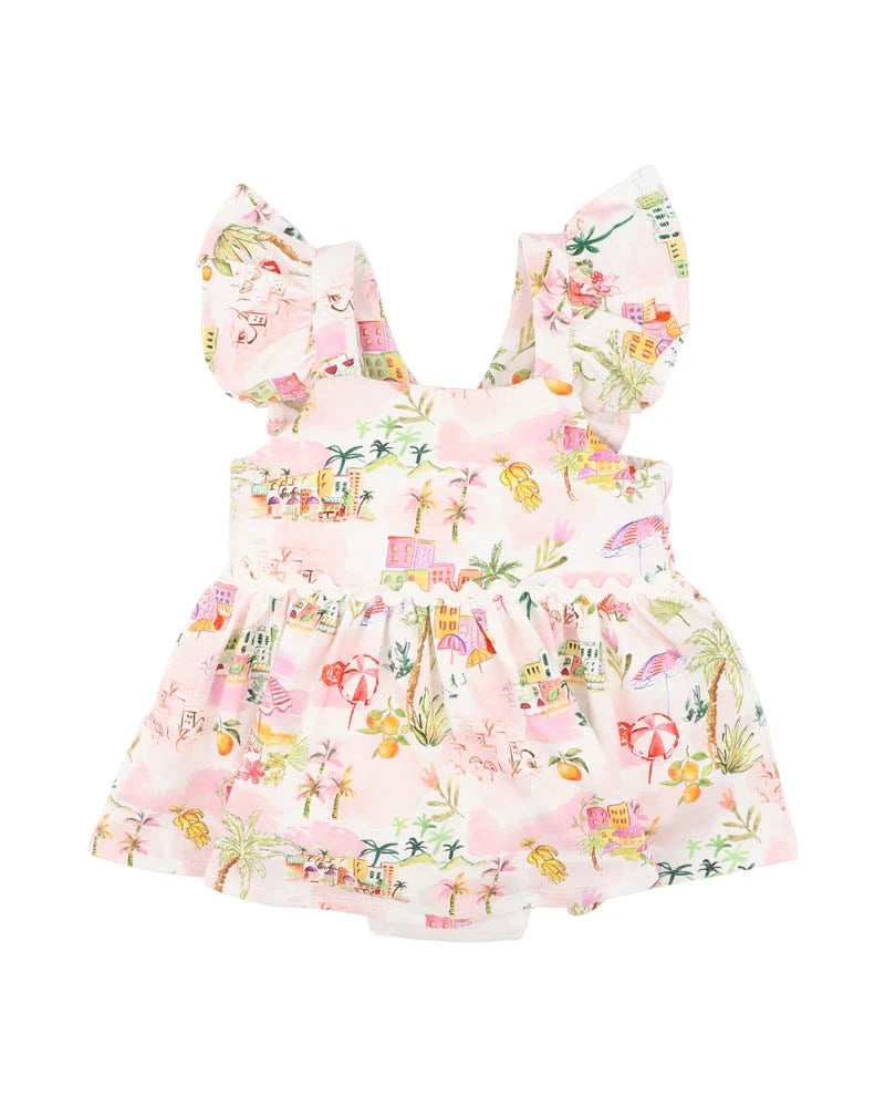 PARADISO ORGANIC OVERLAY DRESS