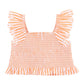 PARADISO STRIPE SHIRRED TOP