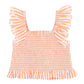 PARADISO STRIPE SHIRRED TOP 3-7Y