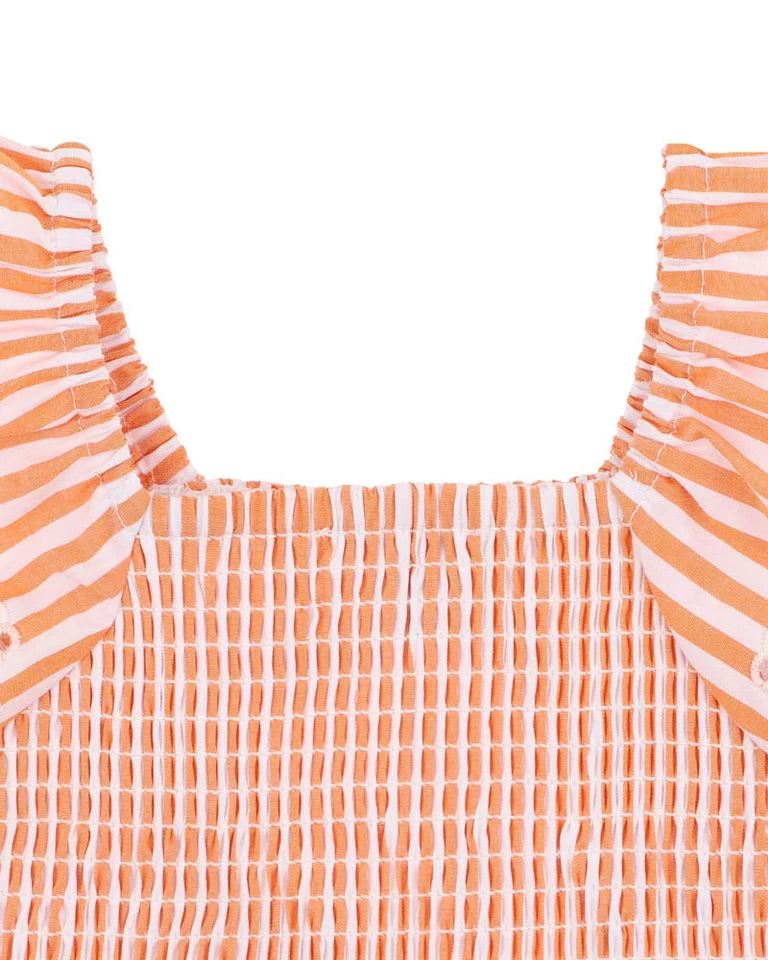 PARADISO STRIPE SHIRRED TOP 3-7Y