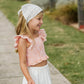 PARADISO STRIPE SHIRRED TOP 3-7Y