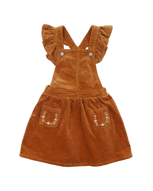 STARLETTE CORD PINAFORE 3-7 YRS