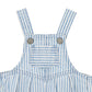 WINTER VACAY STRIPE DENIM OVERALLS