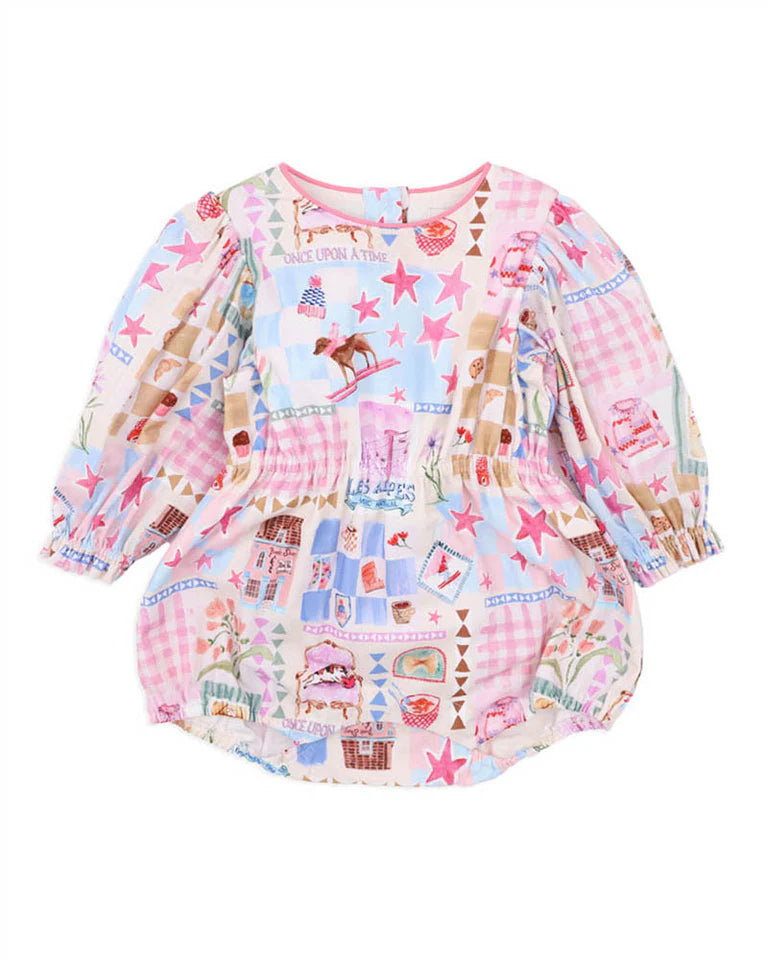 WINTER VACAY LS ROMPER