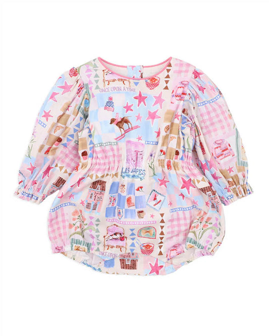 WINTER VACAY LS ROMPER