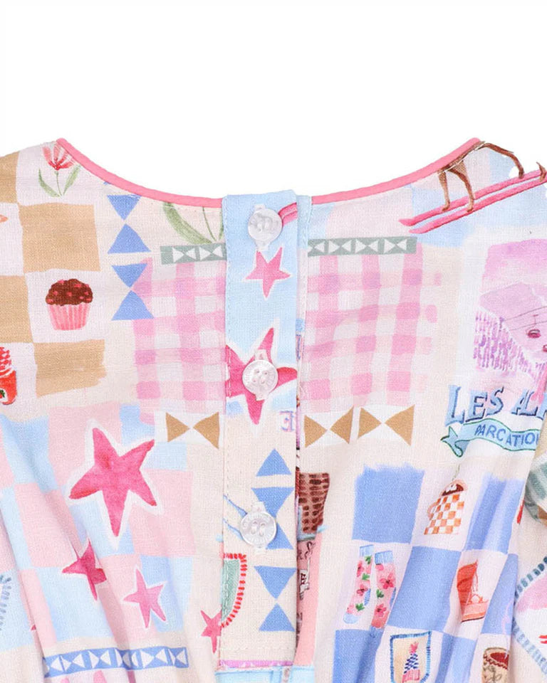 WINTER VACAY LS ROMPER