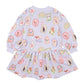 WINTER VACAY SWEATSHIRT DRESS 3-7 YRS