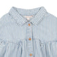 WINTER VACAY STRIPE DENIM DRESS 3-7 YRS