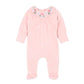 WILD GARDEN EMB. VELOUR ZIP ONESIE