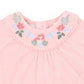 WILD GARDEN EMB. VELOUR ZIP ONESIE