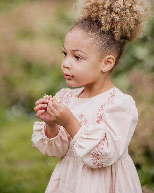 WILD GARDEN EMB. DRESS