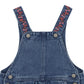 WILD GARDEN EMB. DENIM OVERALLS