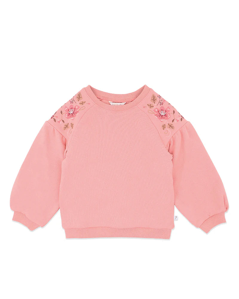 WILD GARDEN EMB. SWEATSHIRT 3-7 YRS