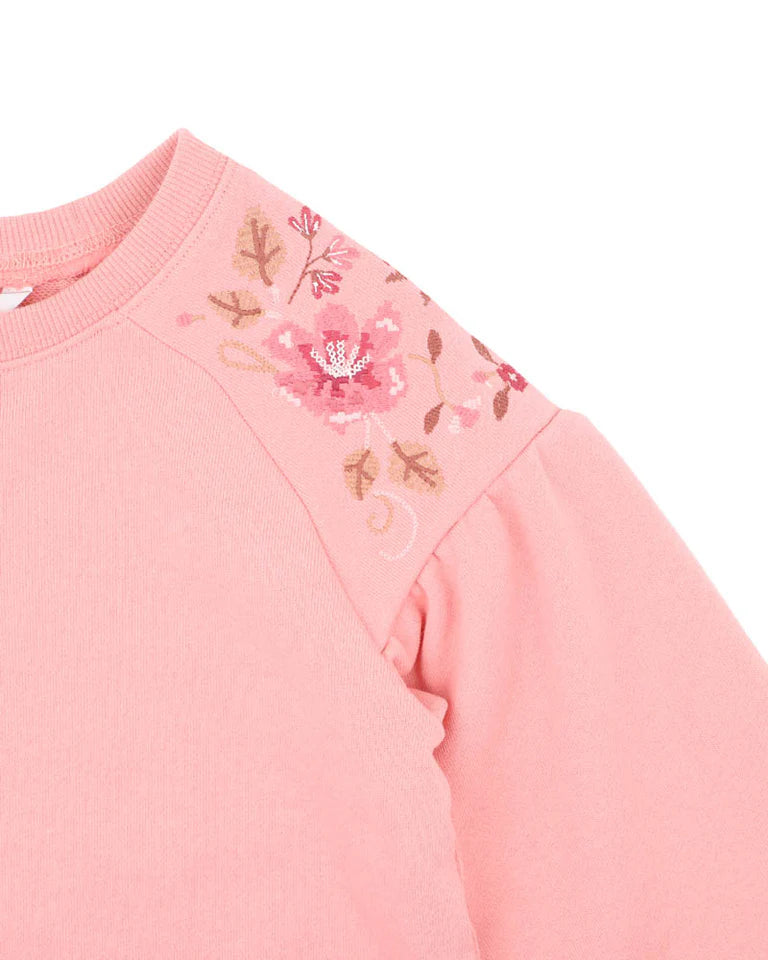 WILD GARDEN EMB. SWEATSHIRT 3-7 YRS