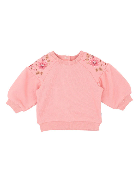 WILD GARDEN EMB. SWEATSHIRT