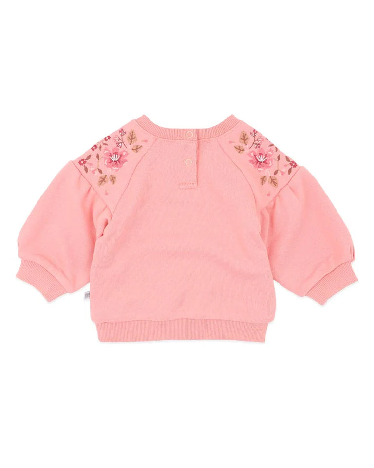 WILD GARDEN EMB. SWEATSHIRT