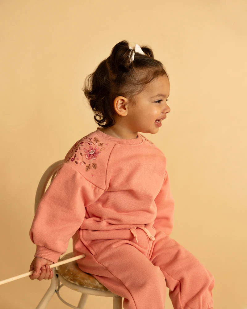 WILD GARDEN EMB. SWEATSHIRT