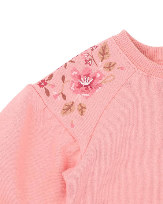 WILD GARDEN EMB. SWEATSHIRT