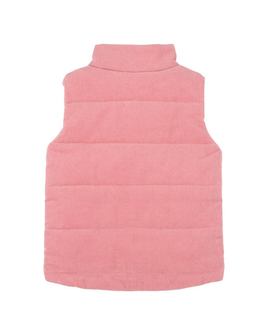 WILD GARDEN QUILTED ZIP UP VEST 3-7 YRS